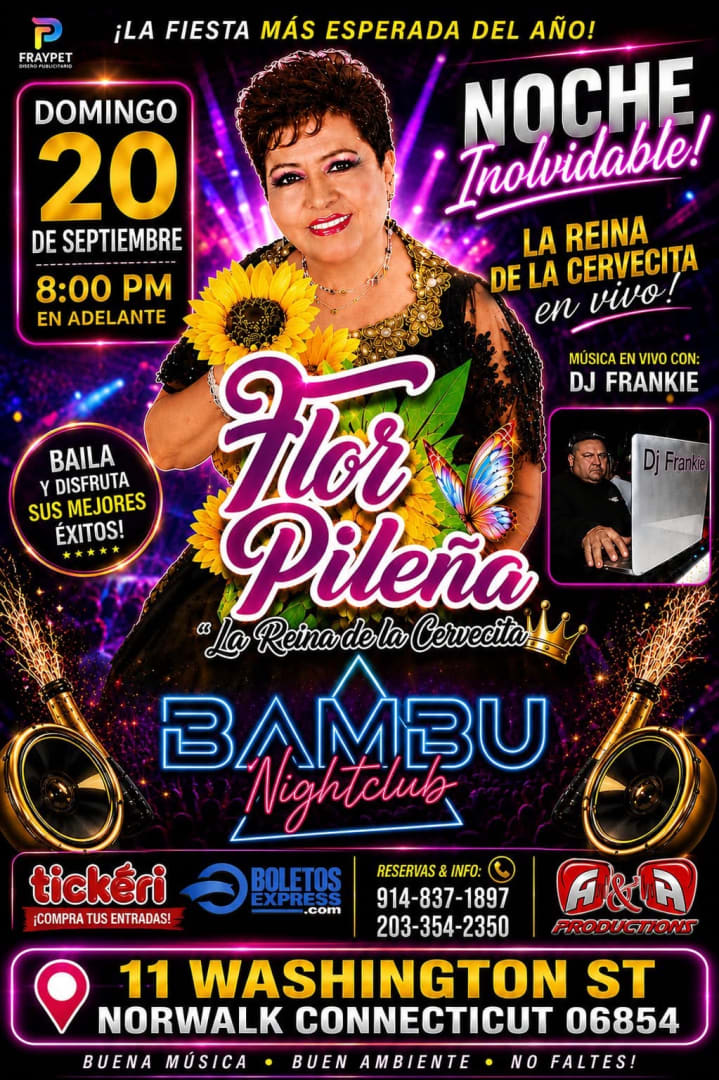 FLOr PILEÑA en CONNECTICUT