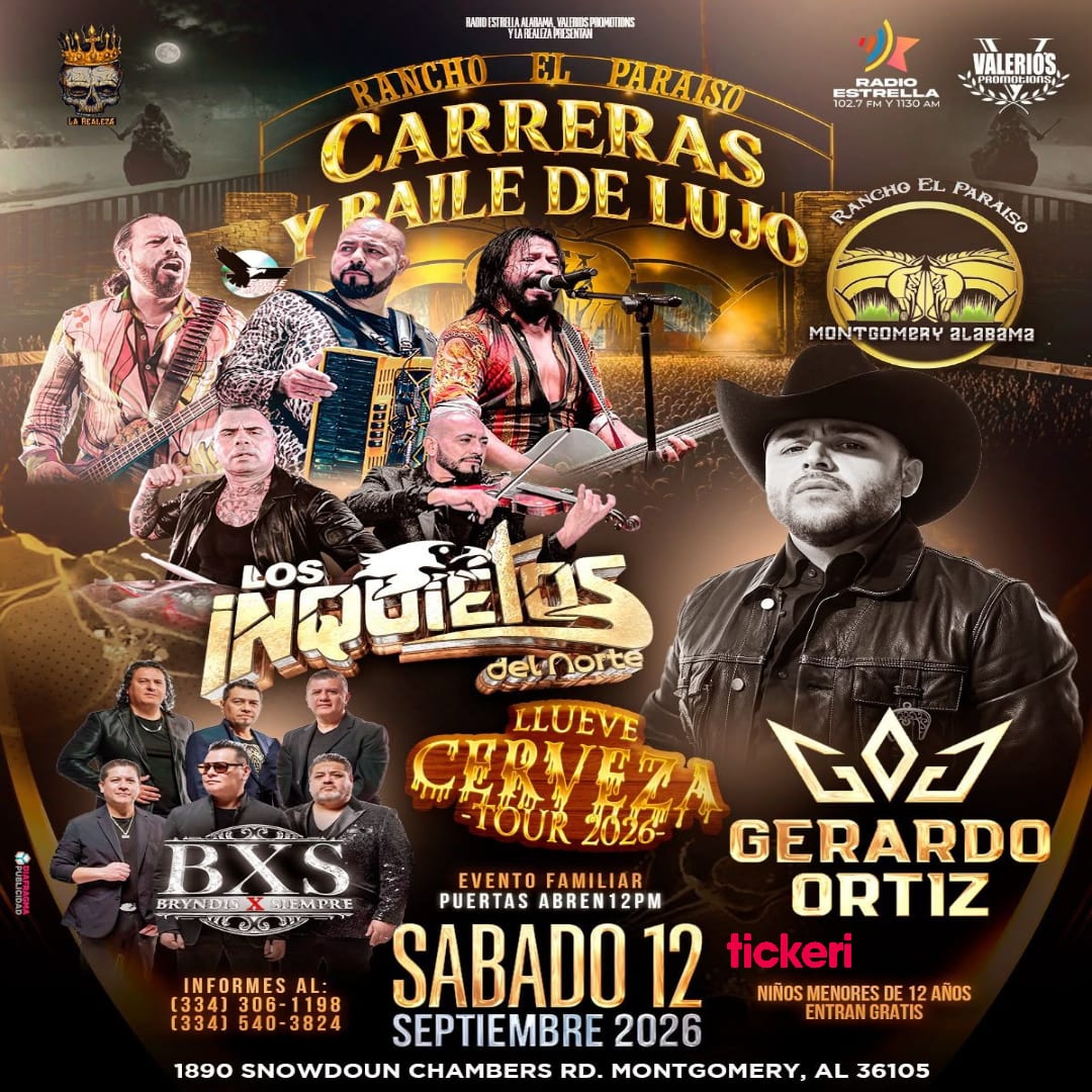 Los Inquietos del Norte en Montgomery, AL