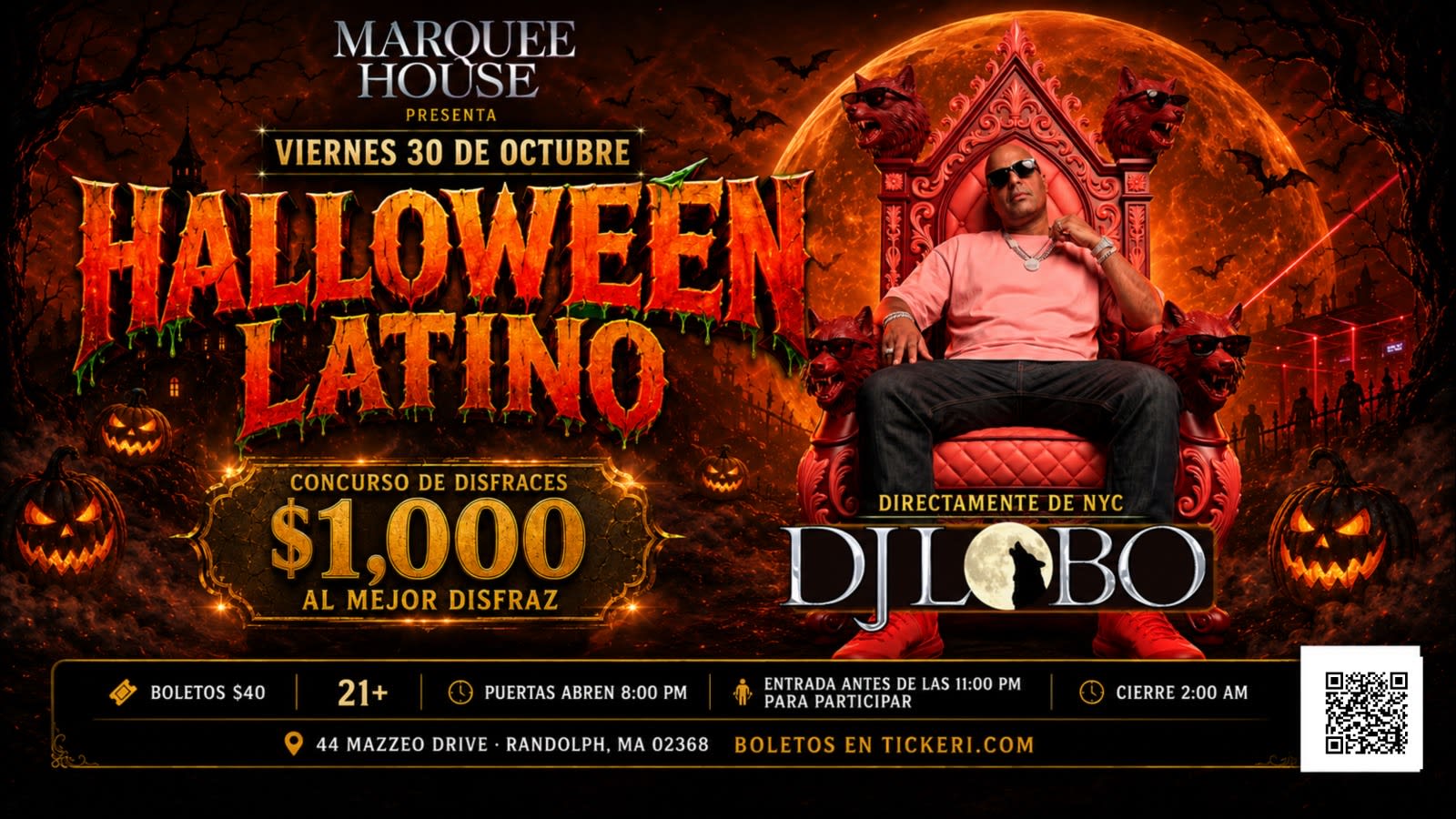 Latin Halloween with guest DJ Lobo