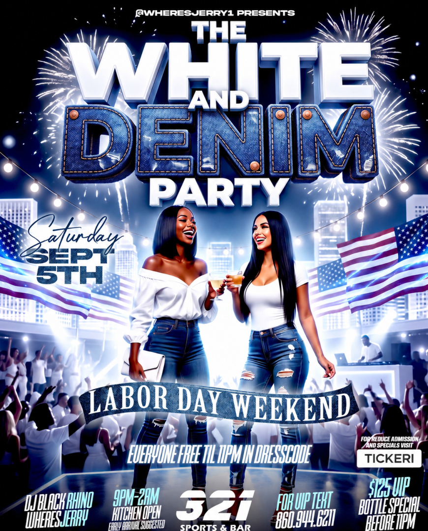 White & Denim Party
