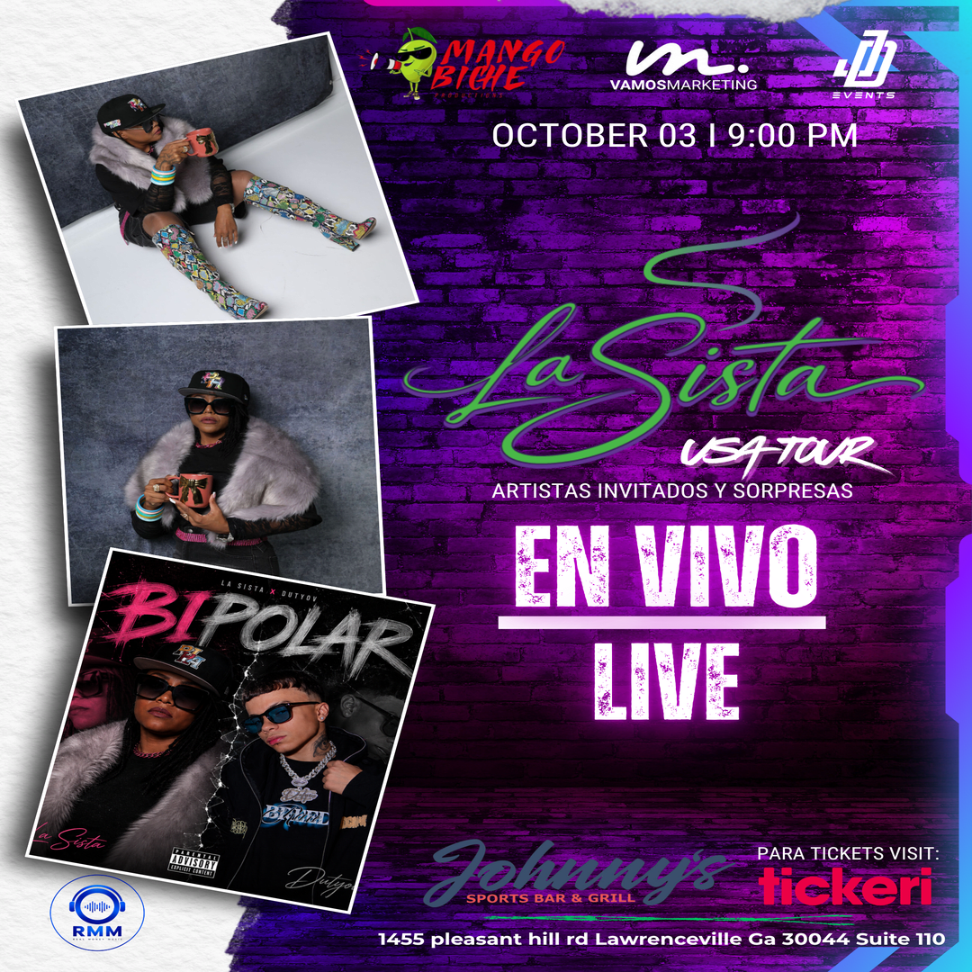 La Sista Cantando en Vivo en Atlanta