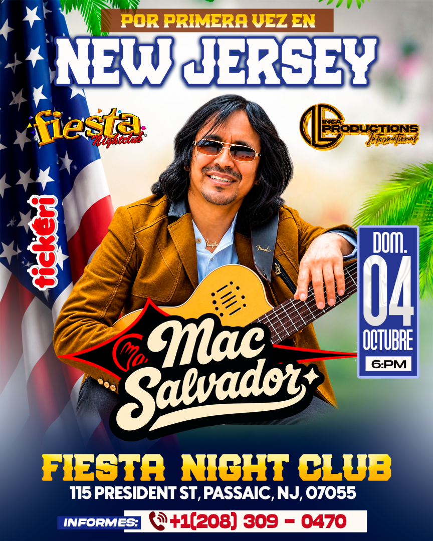 MAC SALVADOR - GIRA TOUR 2026 USA