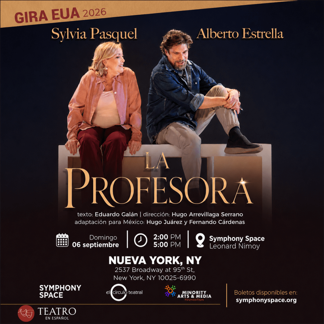 La Profesora, obra teatral con Sylvia Pasquel y Alberto Estrella. NUEVA YORK 6 de sept 1ra Funcion