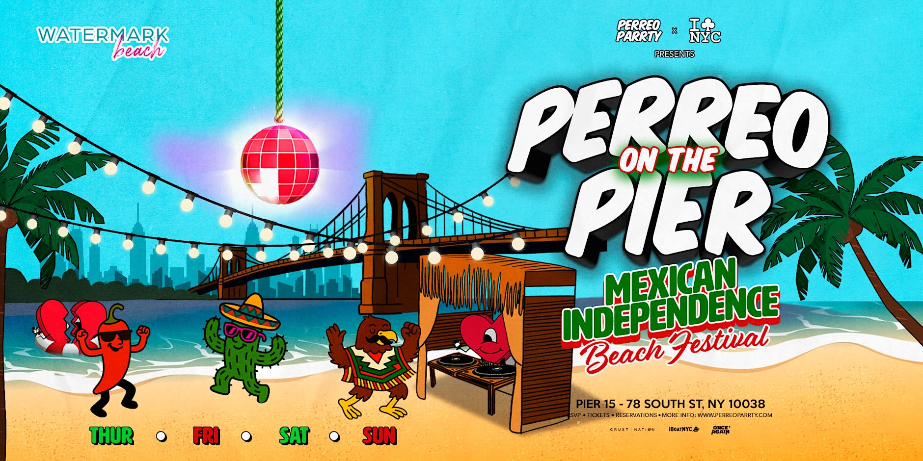 Mexico Independence Latin & Reggaeton Party at Watermark