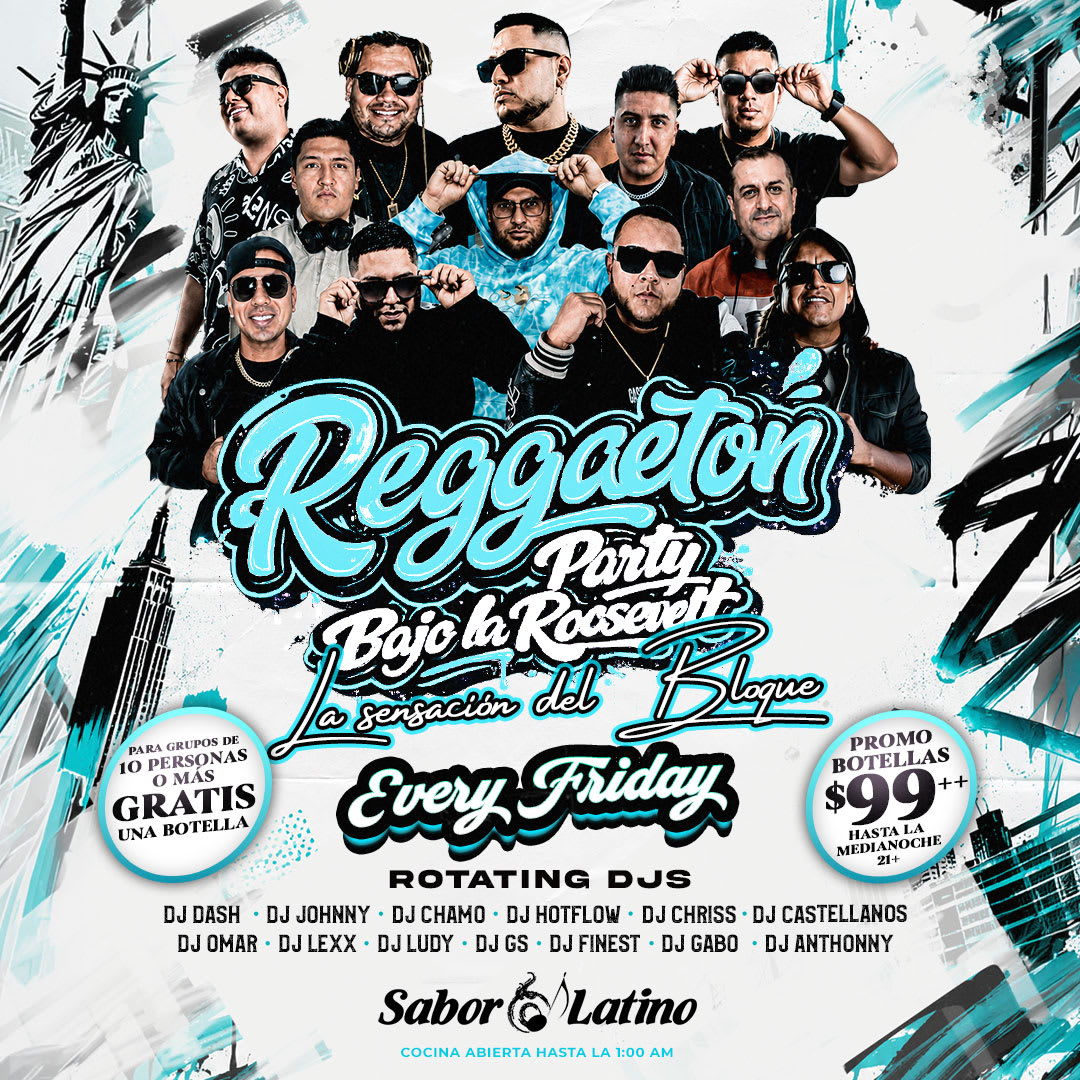REGGAETON Party bajo la Roosevelt | Sabor Latino