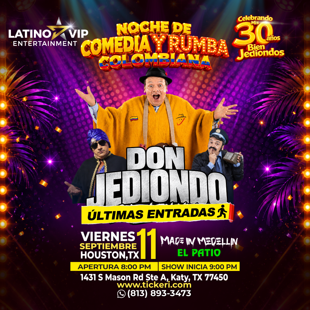 Don Jediondo en Houston – Gira USA 2026