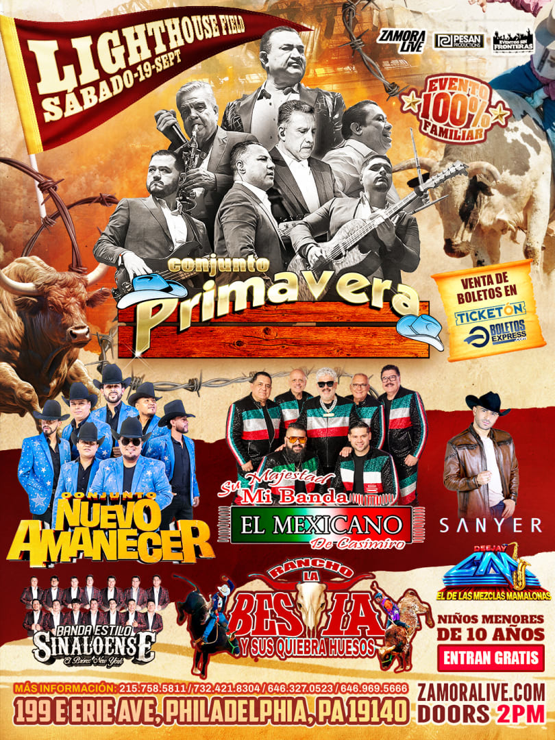 🤠 Conjunto Primavera en Philadelphia – Rodeo Fest 2026