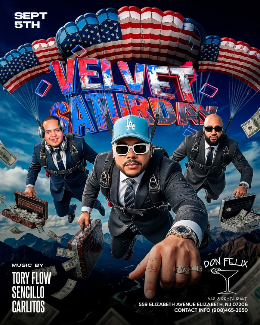 Sept 5th VELVET SATURDAY DJ SENCILLO DJ CARLITOS DJ TORY FLOW