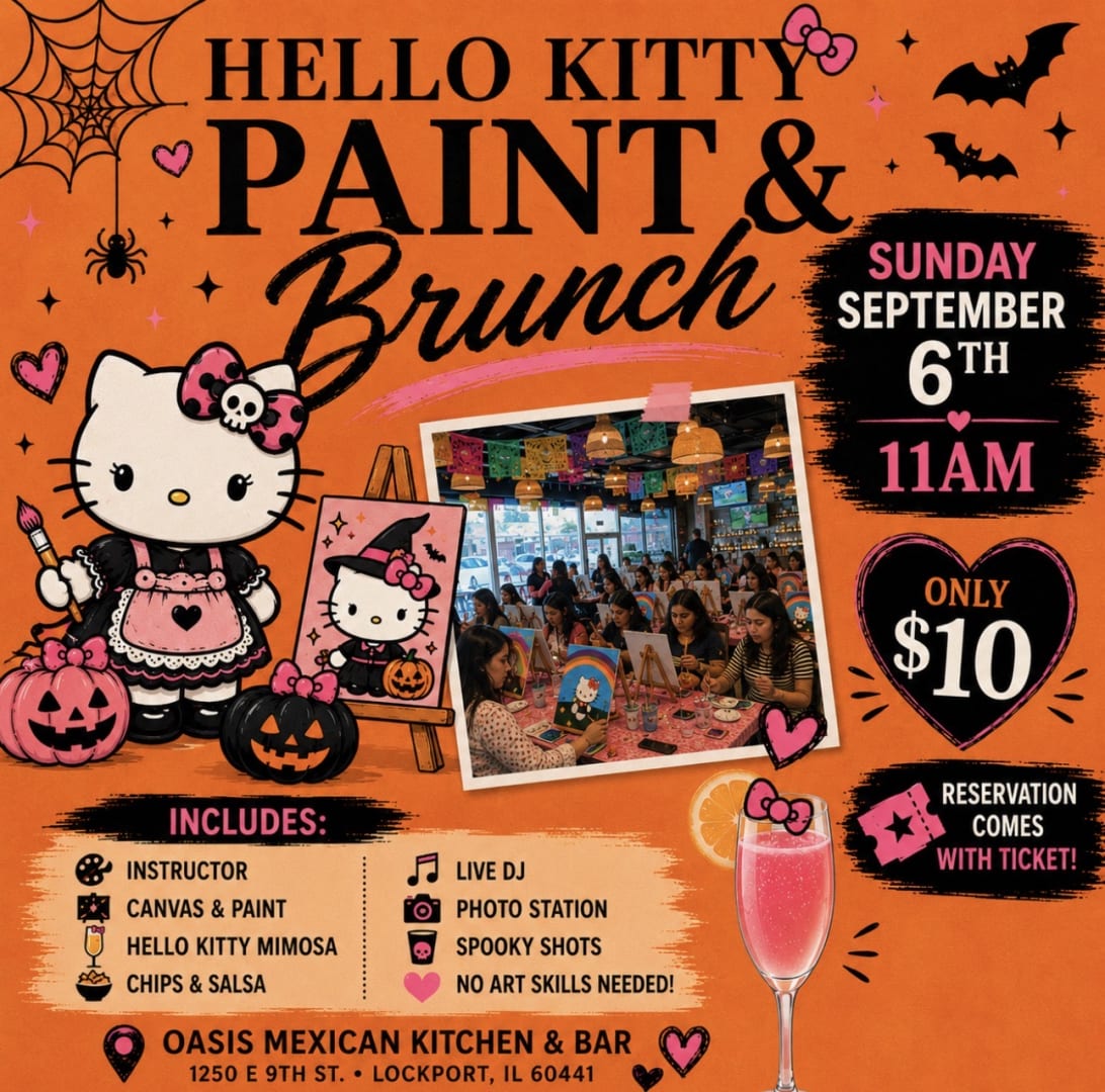 HELLO KITTY PAINT & BRUNCH