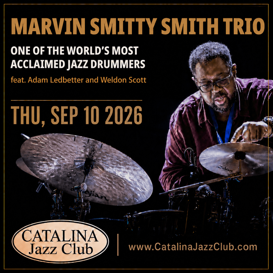 Marvin Smitty Smith Trio, One of the World's Most Acclaimed Jazz Drummers