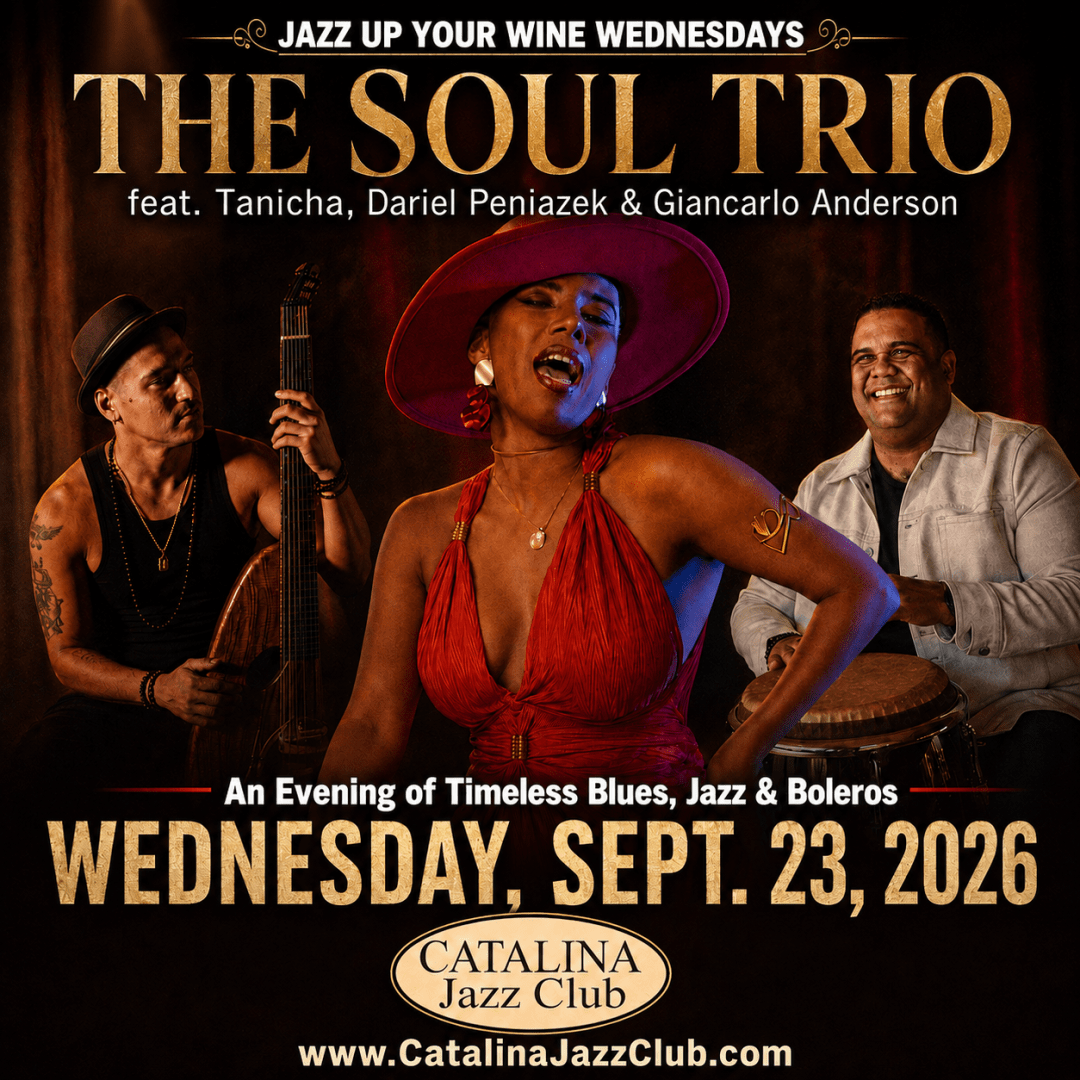 Jazz Up Your Wine Wednesdays Presents: Blues, Jazz & Boleros with The Soul Trio