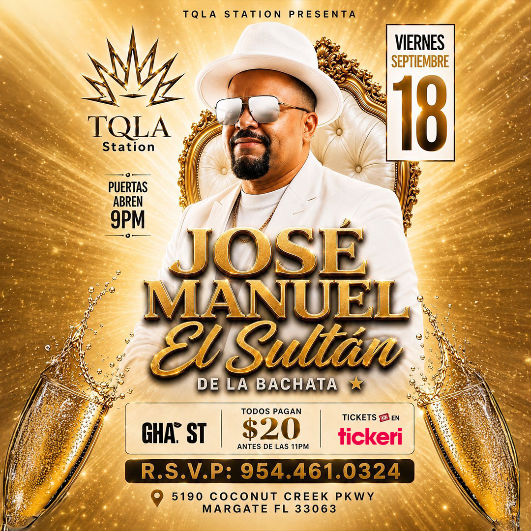 Jose Manuel el Sultan de la Bachata en concierto