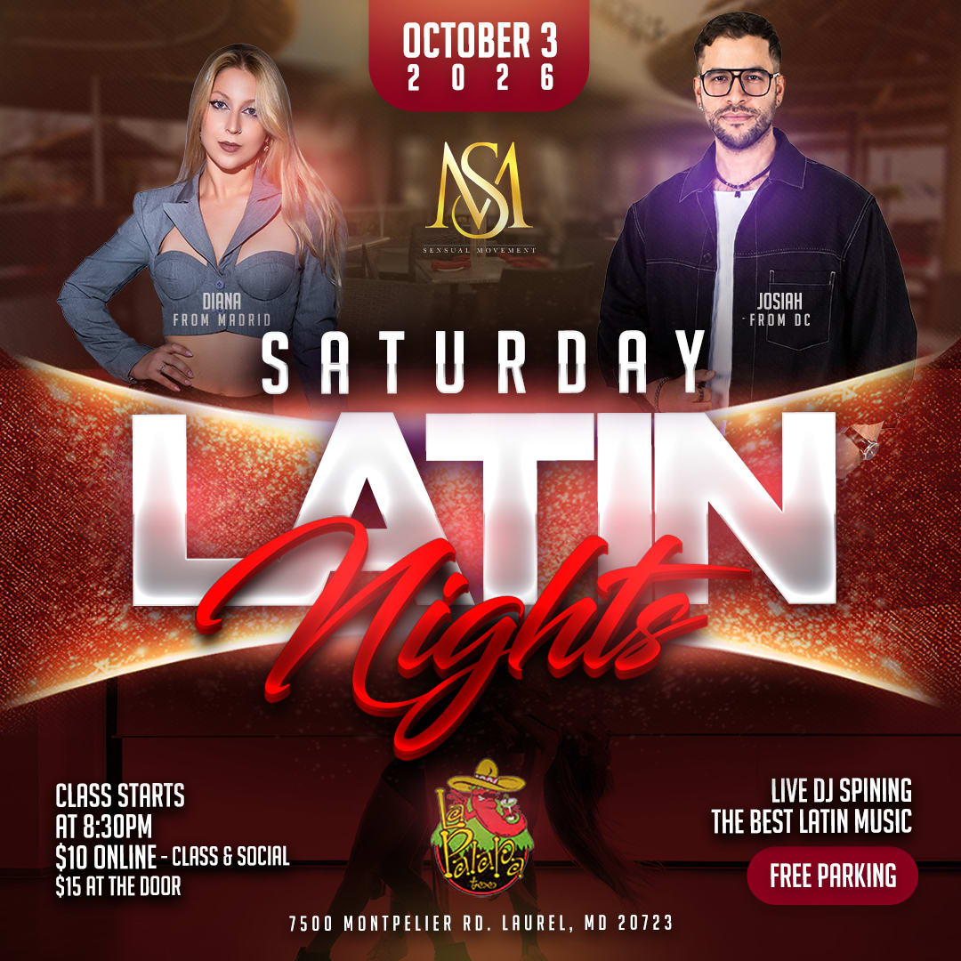 Saturday Latin Nights