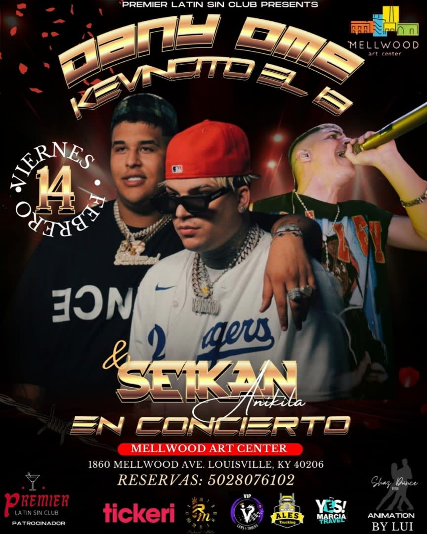 Dany Ome y Kevincito el 13 & Seikan Anikila in Louisville