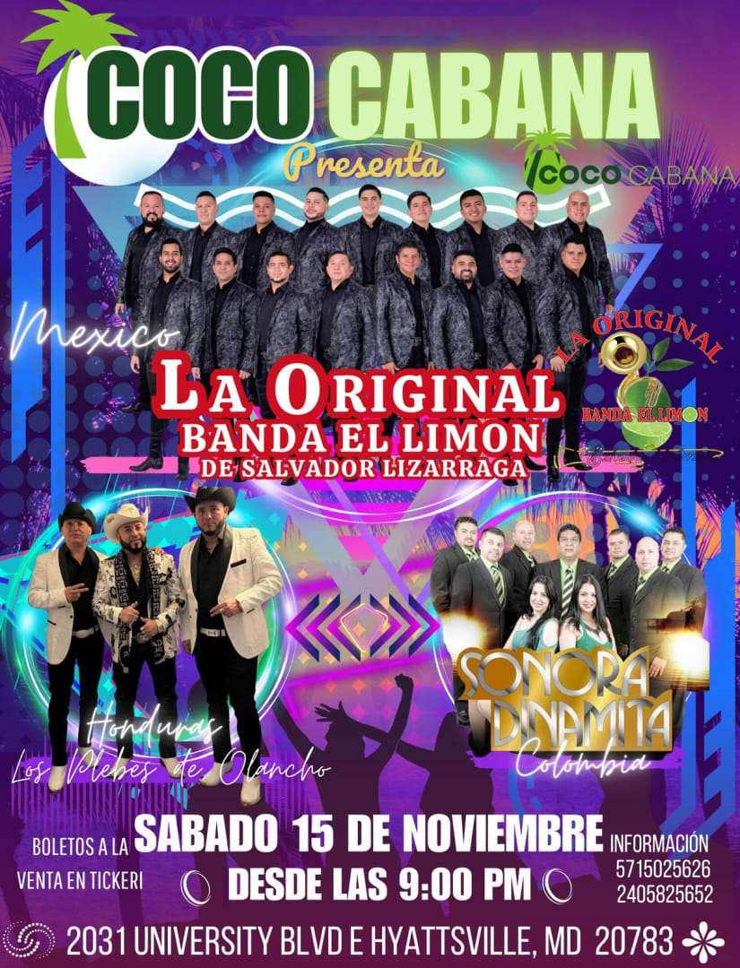 La Original Banda El LIMON in Adelphi - Tickets 2025-11-15 | Coco