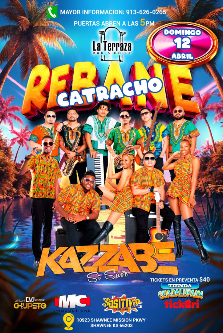 Grupo Kazzabe en Vivo (Shawnee, KS) La Terraza Bar and Grill in