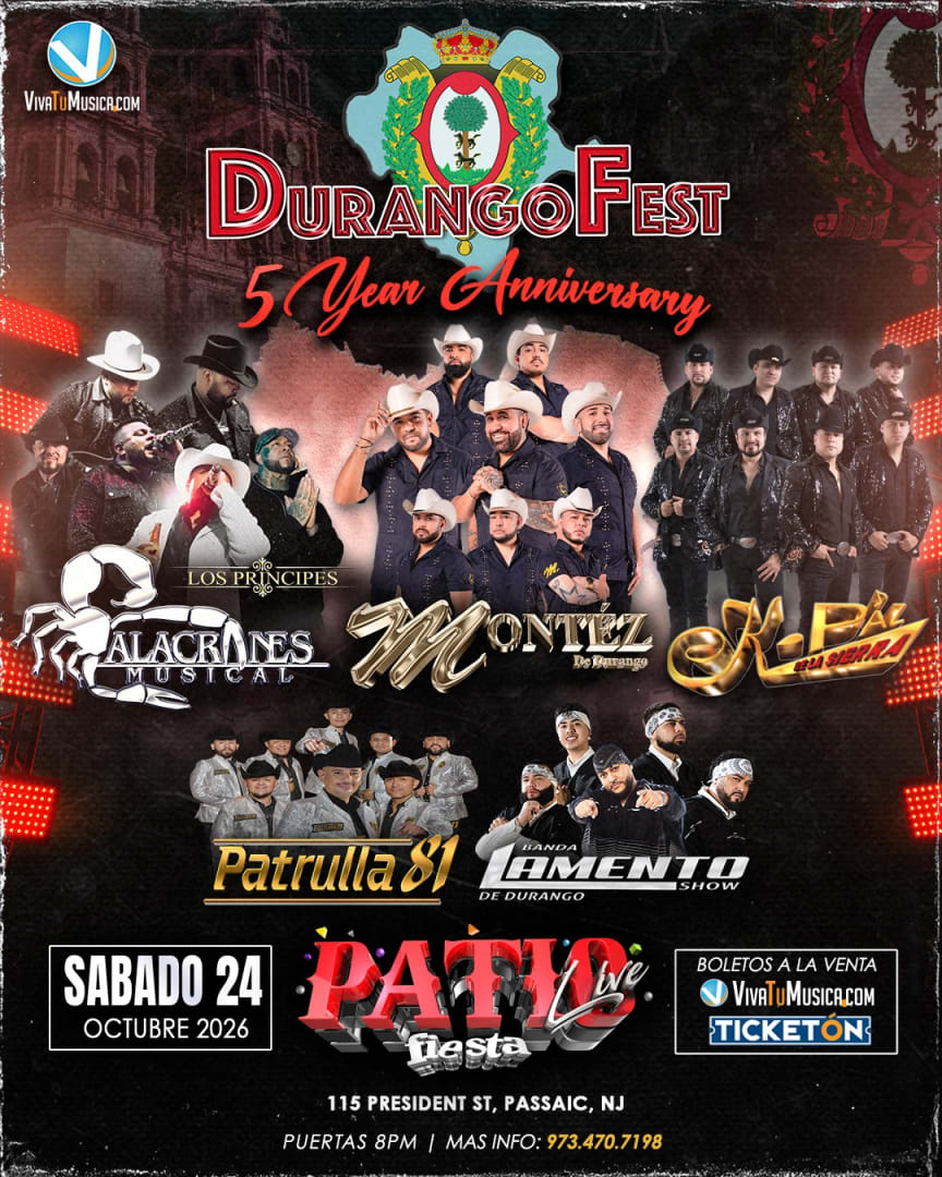 DURANGO FEST. 5 YEARS ANNIVERSARY ALACRANES MUSICAL, MONTEZ DE DURANGO, K-PAZ DE LA SIERRA, PATRULLA 81, BANDA LAMENTO