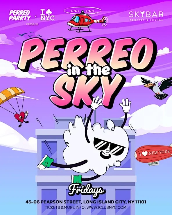 PERREO in the SKY - Latin & Reggaeton Rooftop Dance Party NEW YORK