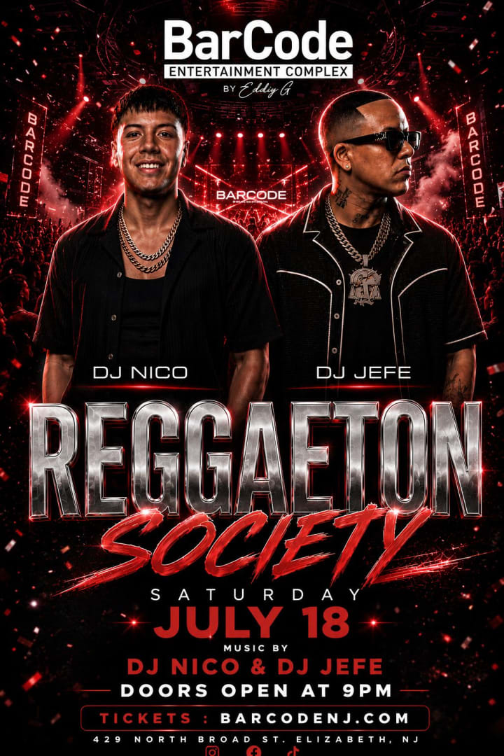 SATURDAYS @ Barcode | Reggaeton Society in Elizabeth - Tickets