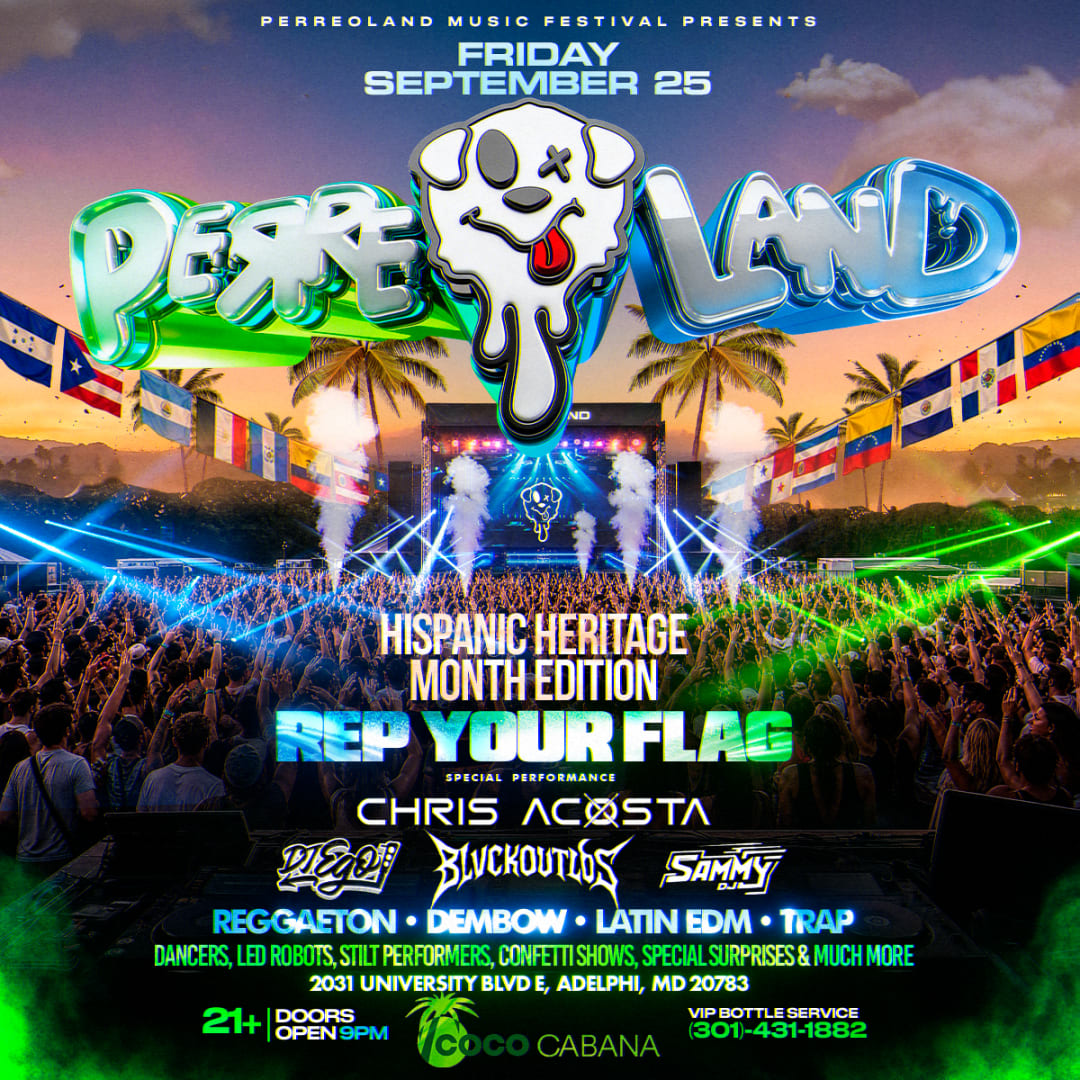 PERREOLAND | MARYLAND in Adelphi - Tickets 2026-09-25 | Coco Cabana