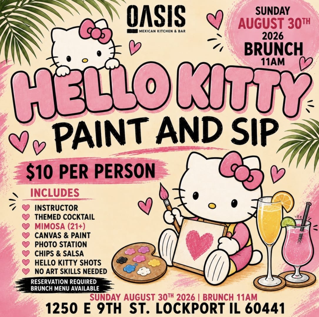 Hello Kitty Paint & Brunch in Lockport - Tickets 2026-08-30