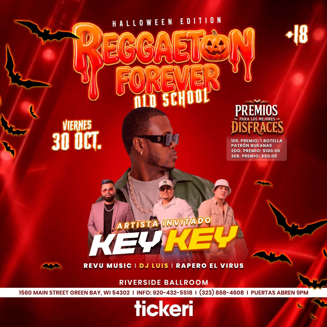 Reggaeton Forever Old school con Key Key en Green Bay