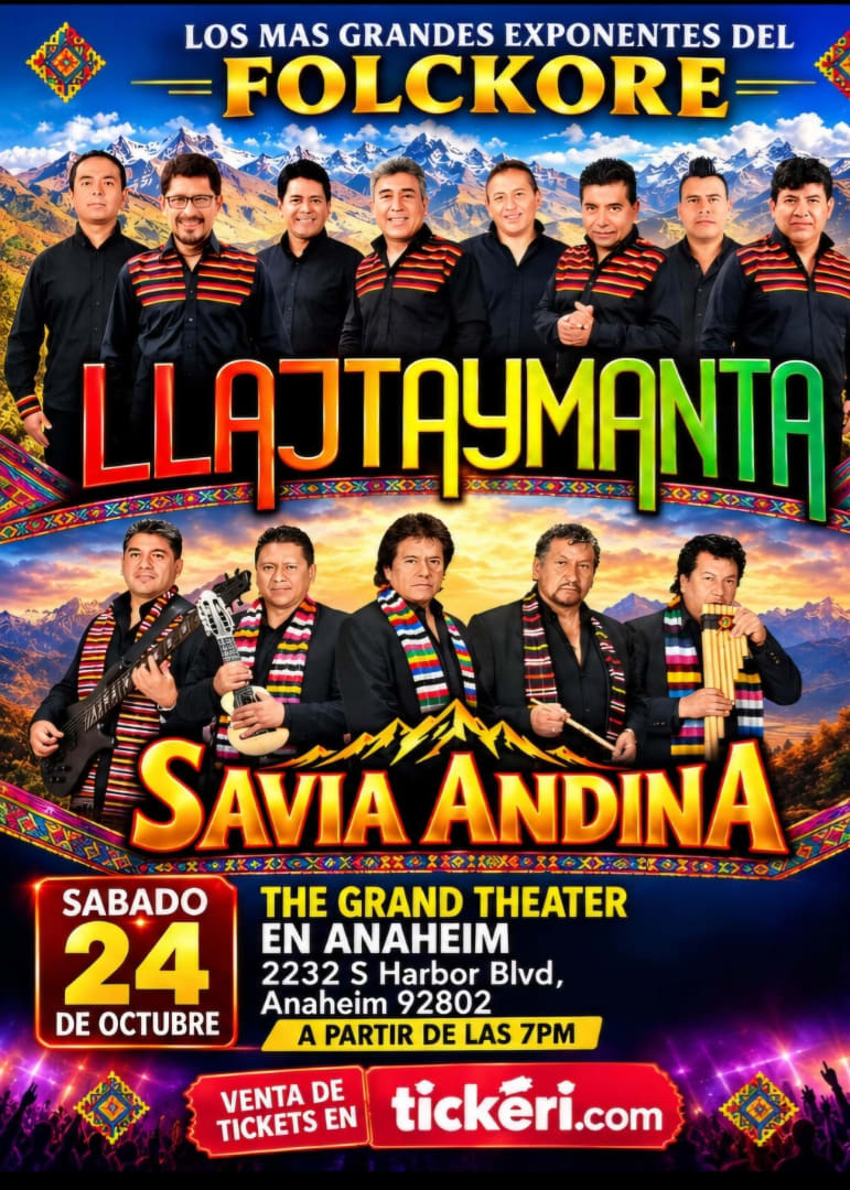 LLAJTAYMANTA y SAVIA ANDINA EN CONCIERTO