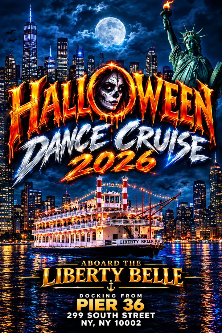 HALLOWEEN DANCE CRUISE NYC ABOARD THE LIBERTY BELLE FROM PIER 36