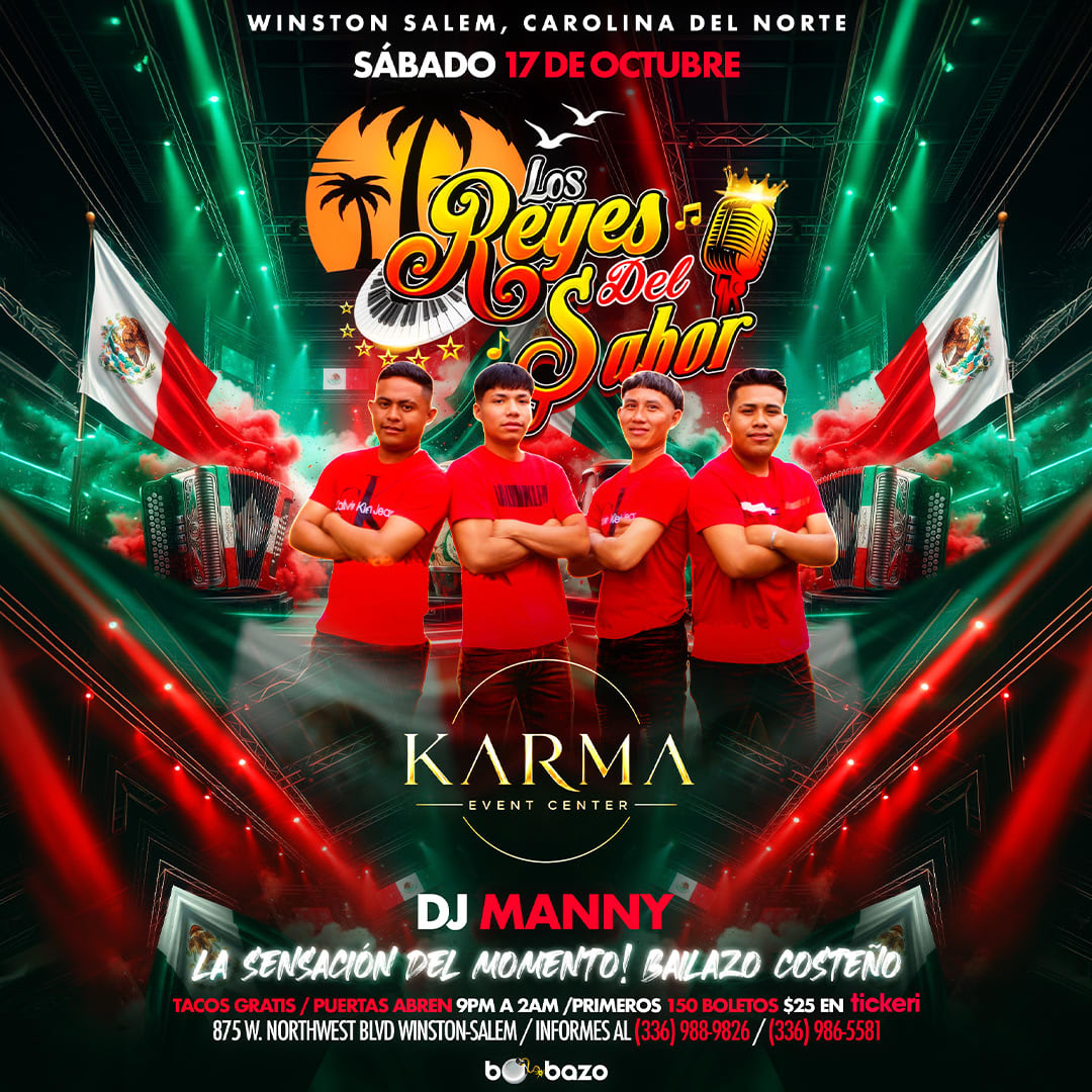 LOS REYES DEL SABOR EN WINSTON SALEM