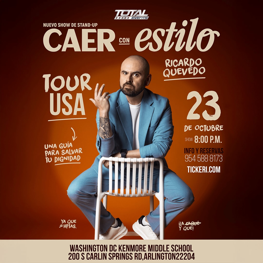 Stand Up Ricardo Quevedo - Caer Con Estilo en EN WASHINGTON D.C.