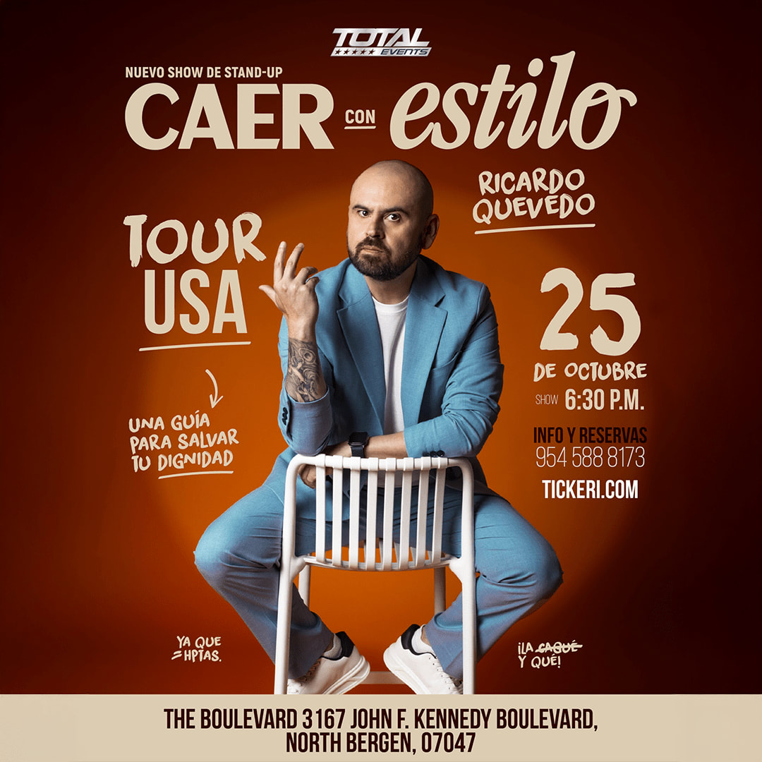 Stand Up Ricardo Quevedo - Caer Con Estilo en NORTH BERGEN