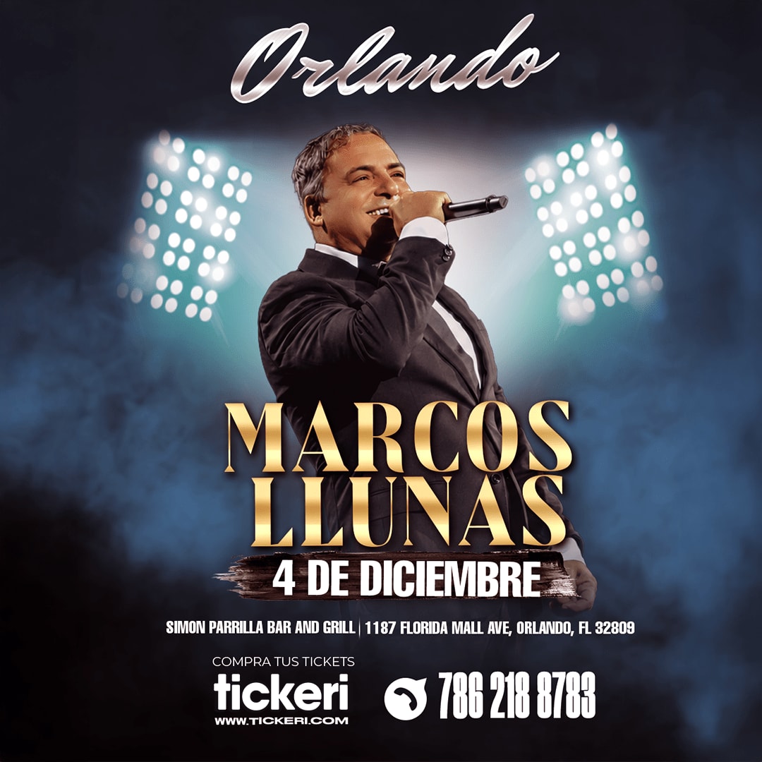 Marcos Llunas en Orlando NUEVA FECHA