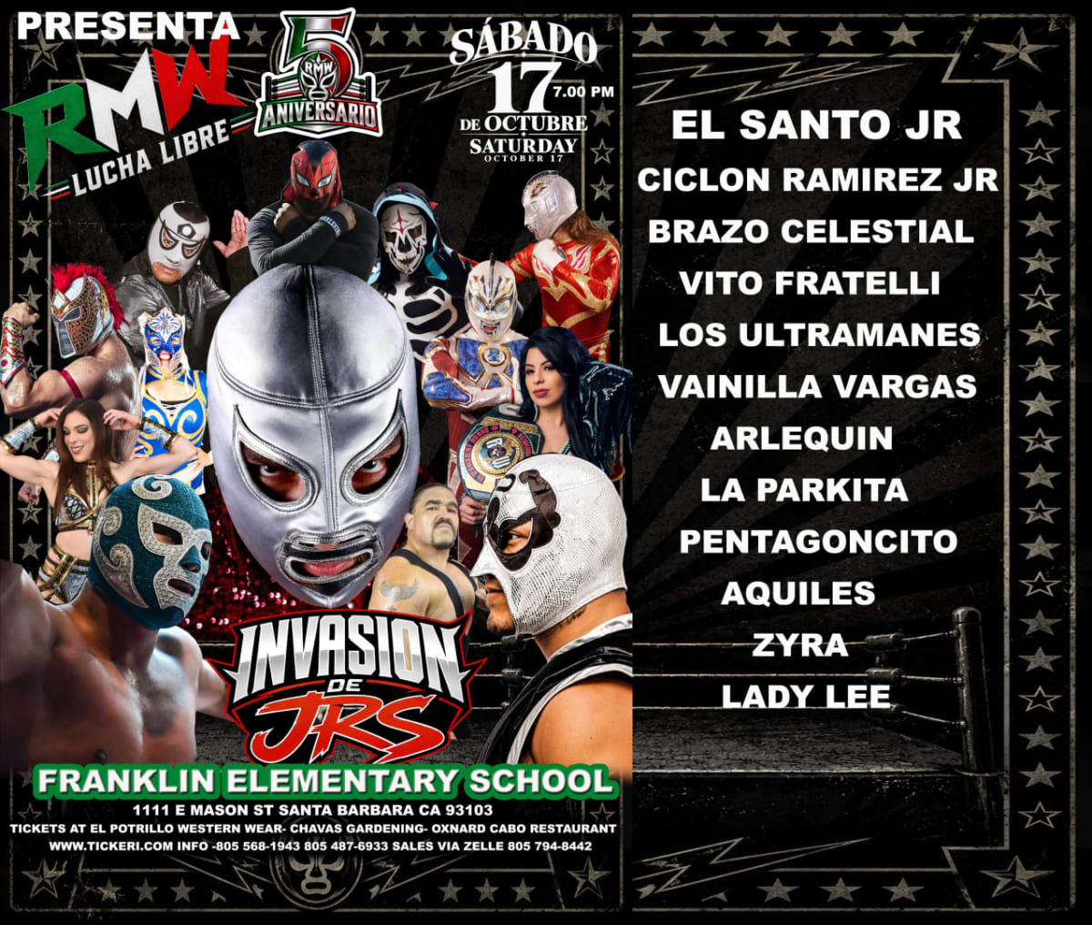 invacion de jrs de la lucha libre mexicana