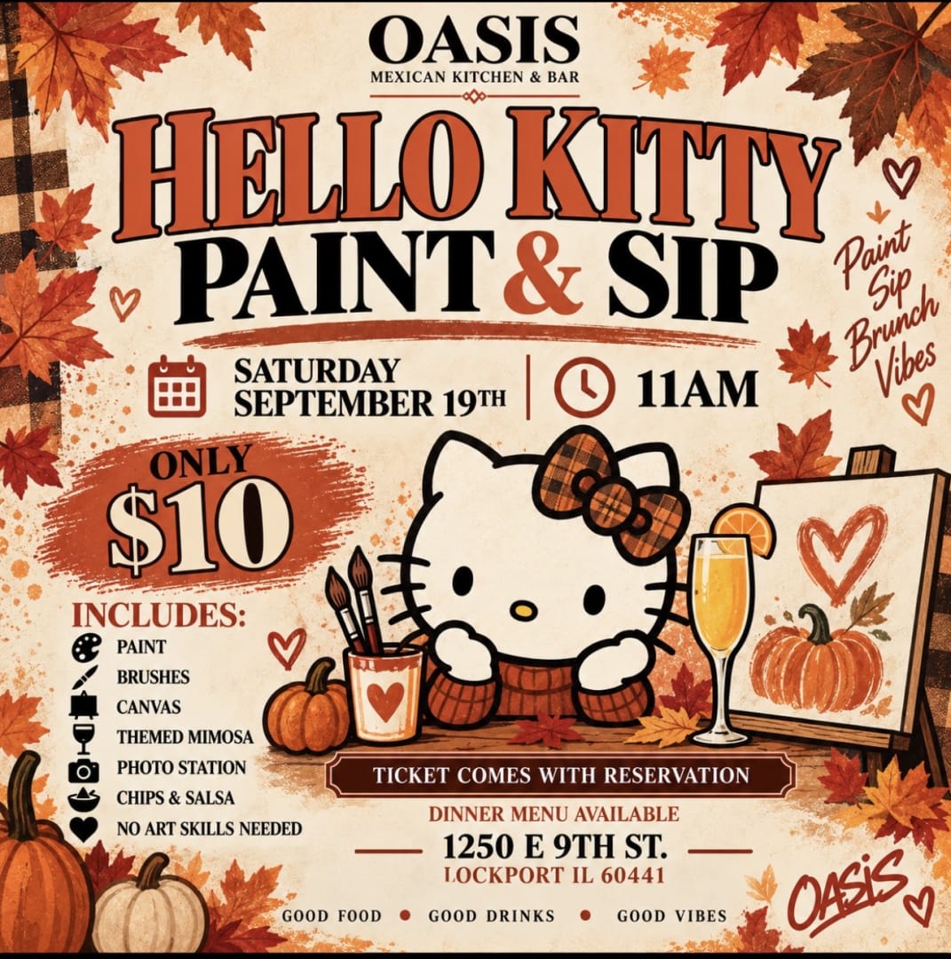 Hello Kitty Fall Paint & Lunch in Lockport - Tickets 2026-09-19