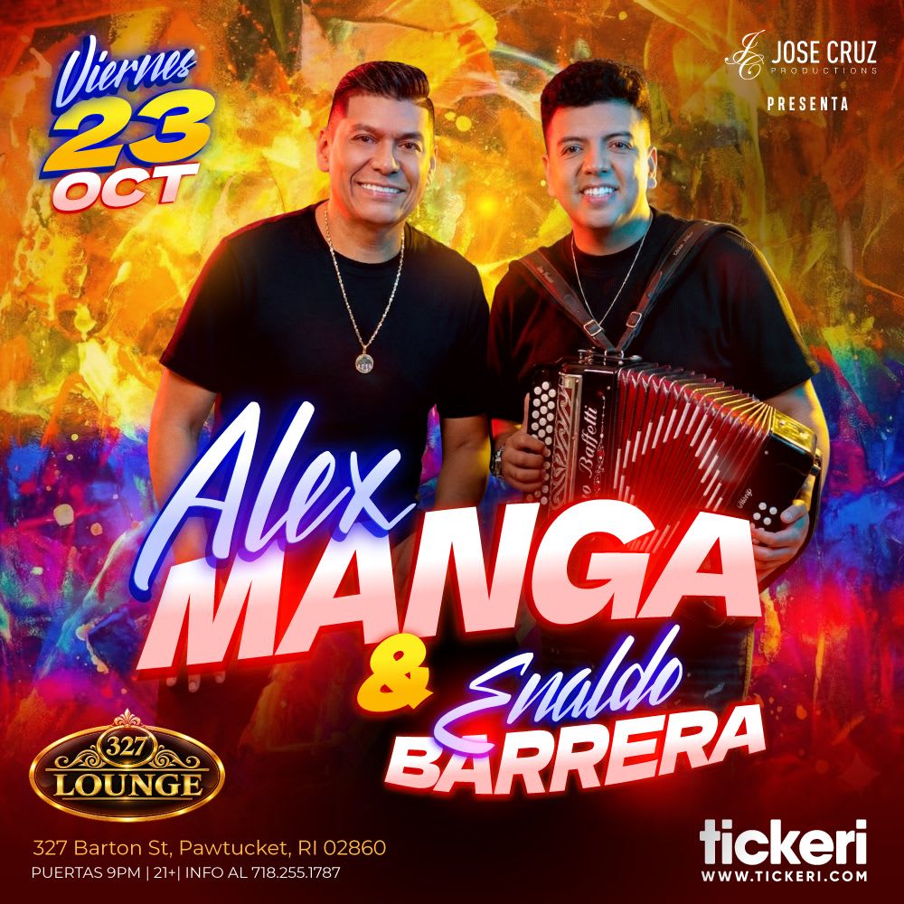 Alex Manga y Enaldo Barrera Jr. en Rhode Island