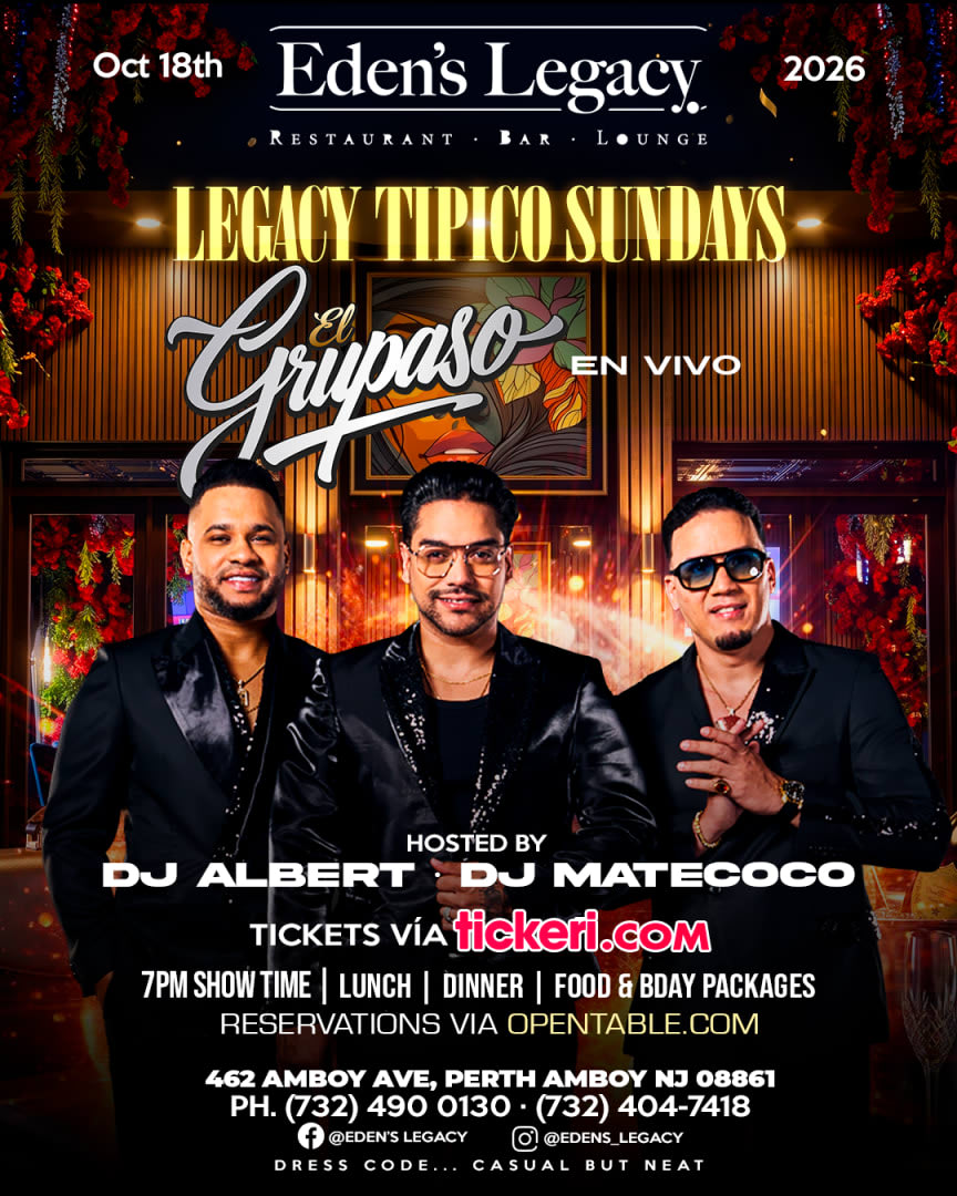 EL GRUPASO EN VIVO – LEGACY TÍPICO SUNDAYS | PERTH AMBOY