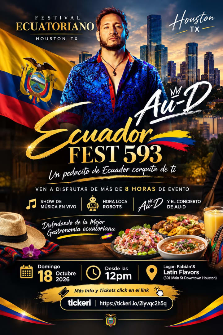 Ecuador Fest 593 - Festival Ecuatoriano - Concierto Au-D