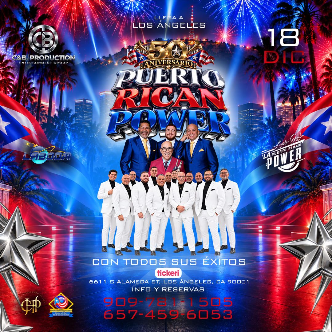 Puertorican Power - 50th Anniversary -Los Angeles