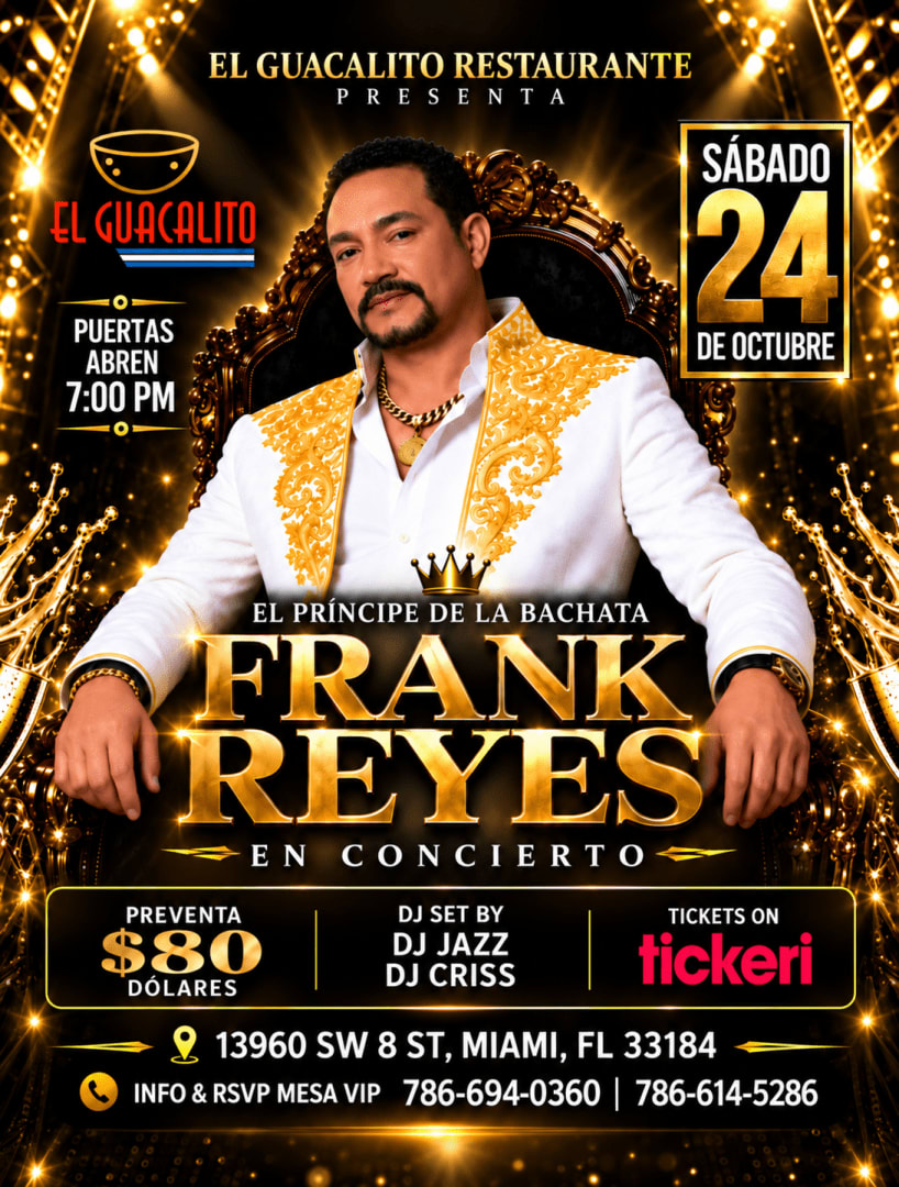 Frank Reyes en Concierto