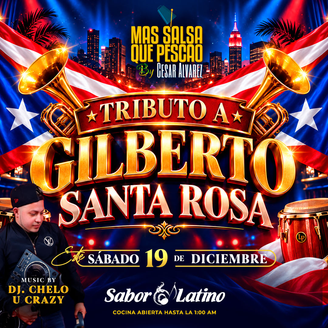 TRIBUTO A GILBERTO SANTA ROSA | SABOR LATINO
