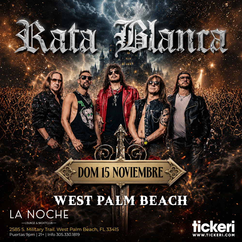 Rata Blanca en concierto en West Palm Beach