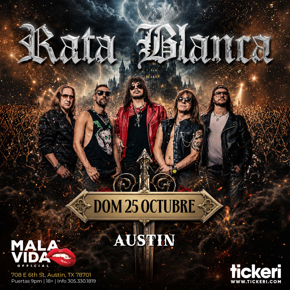 Rata Blanca en concierto en Austin