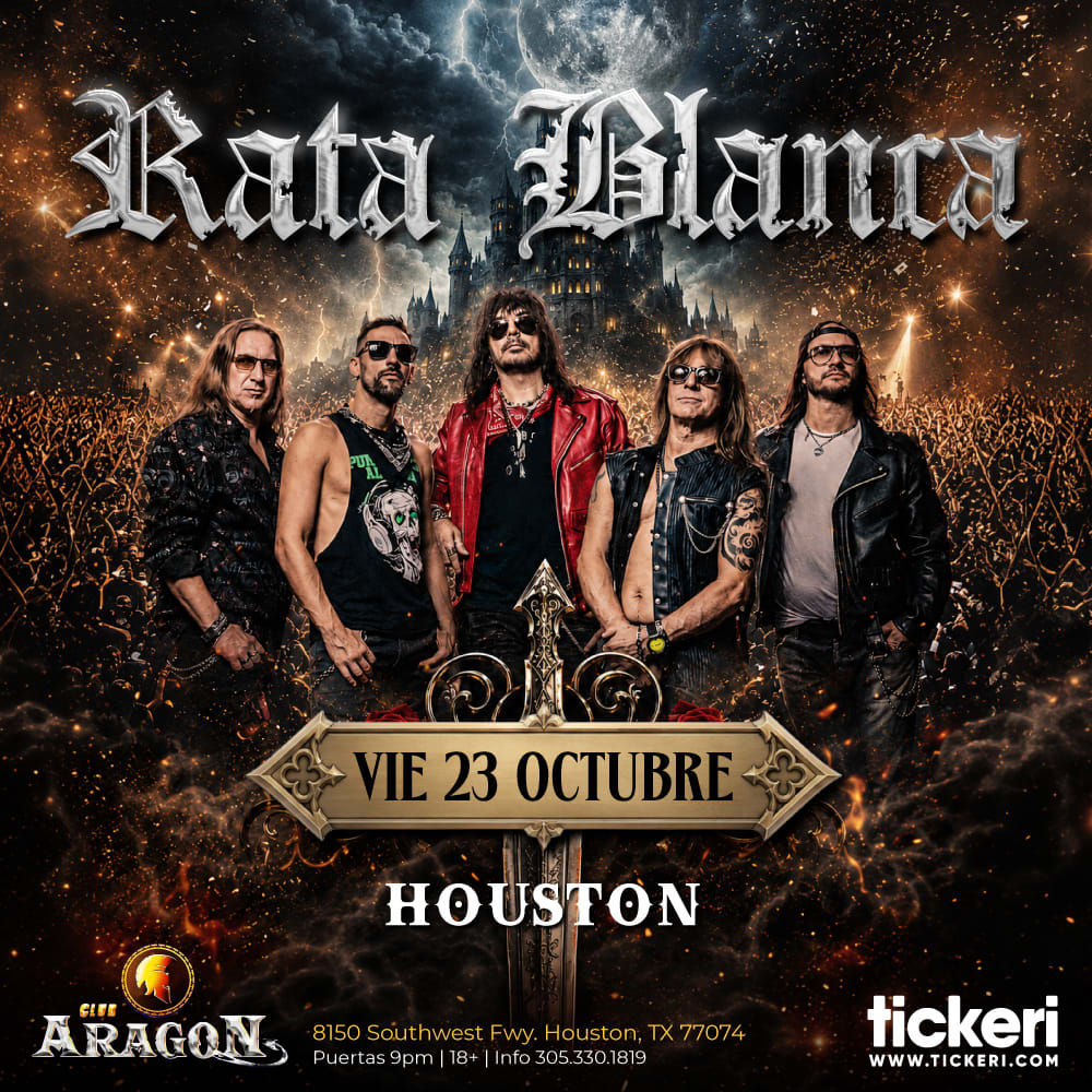Rata Blanca en concierto en Houston