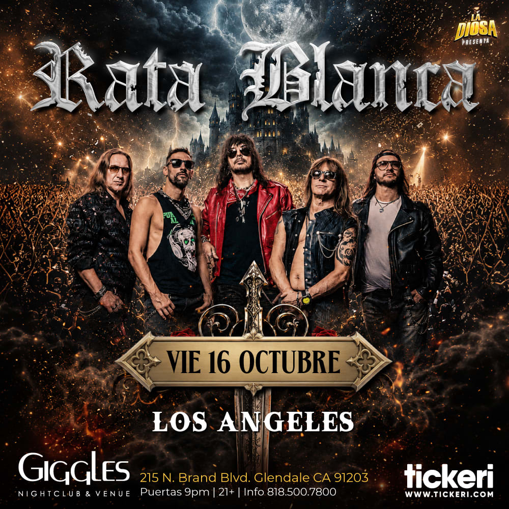 Rata Blanca en concierto en Los Angeles