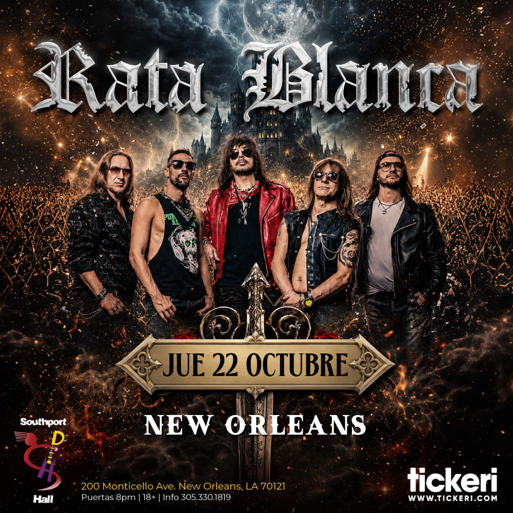 Rata Blanca en concierto en New Orleans