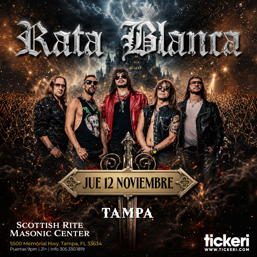 Rata Blanca en concierto en Tampa