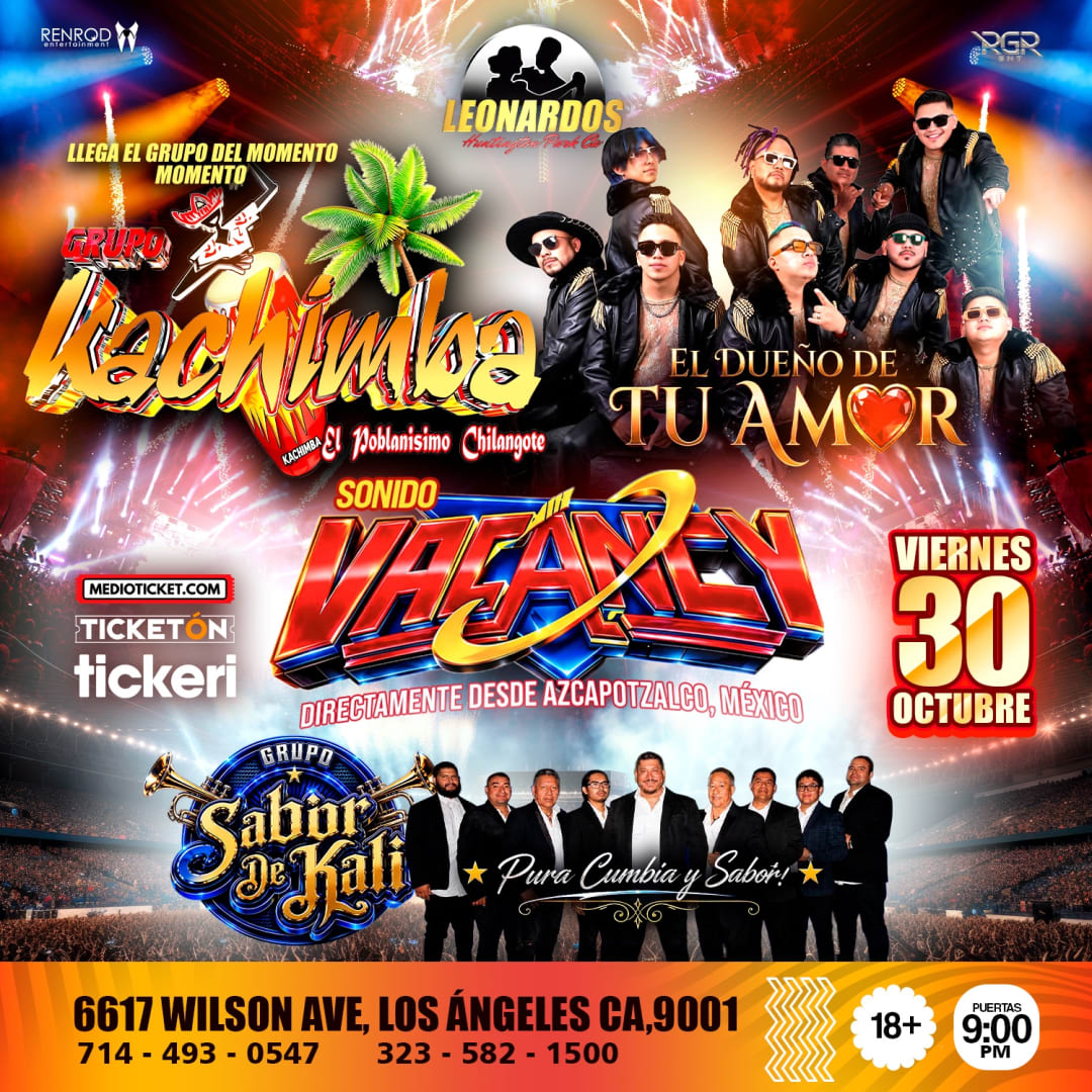 Grupo Kachimba, Sonido Vacancy & Grupo Sabor de Kali – Los Angeles
