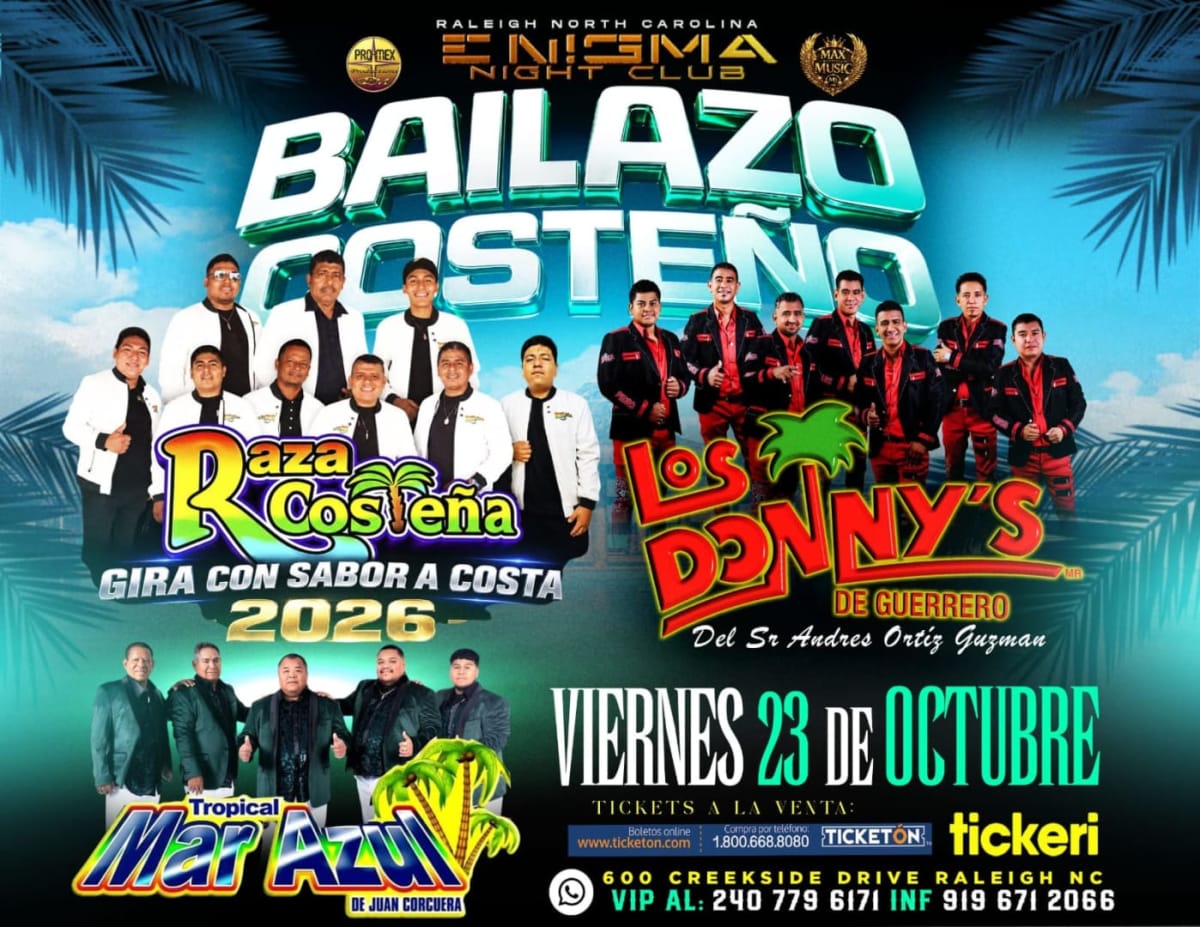 RAZA COSTEÑA, LOS DONNYS Y TROPICAL MAR AZUL