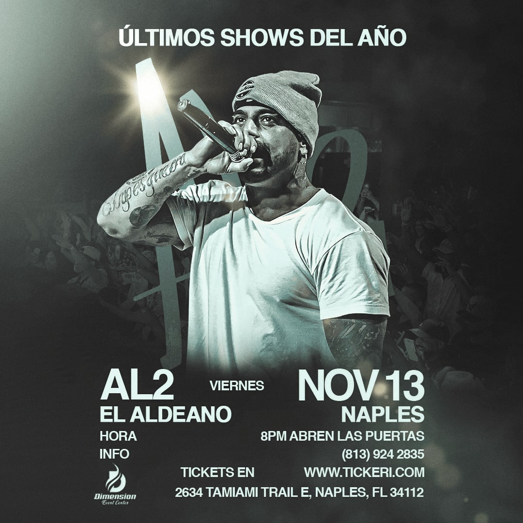 AL2 EL ALDEANO EN NAPLES | ULTIMOS SHOWS DE 2026