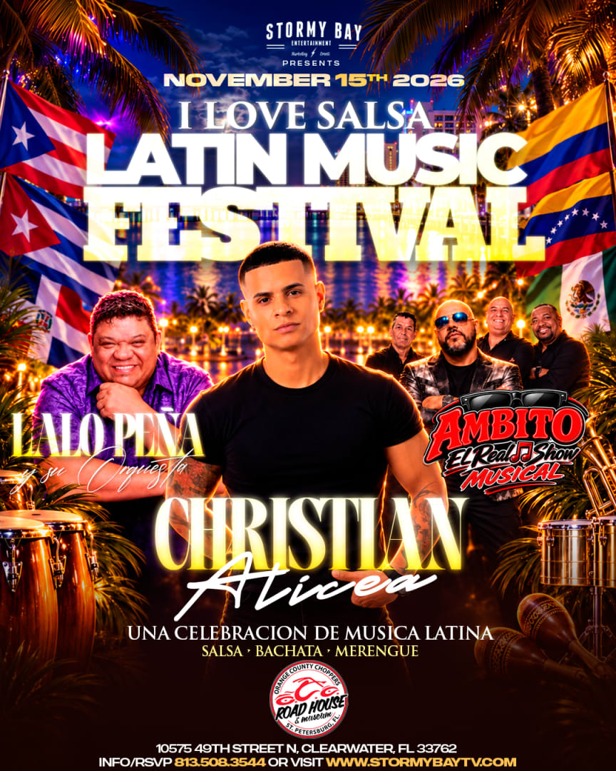 I love Salsa Latin Music Festival featuring Christian Alicea